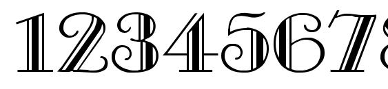 TACOMA Regular Font, Number Fonts