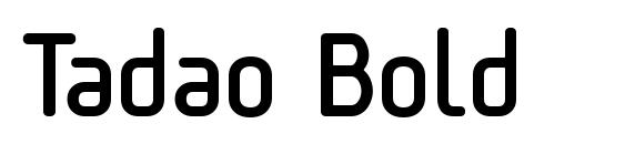 Шрифт Tadao Bold
