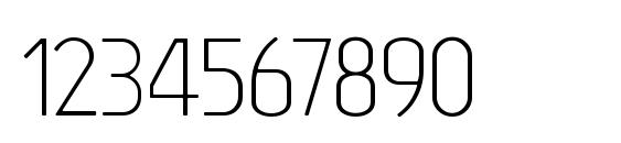 Tadao Light Font, Number Fonts
