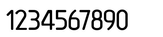 Tadao Medium Font, Number Fonts