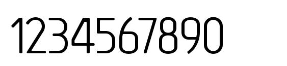 Tadao Regular Font, Number Fonts