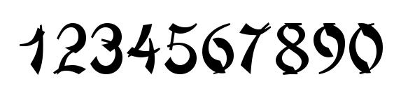 Taipancapsssk Font, Number Fonts
