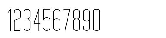 Tall Films Expanded Font, Number Fonts