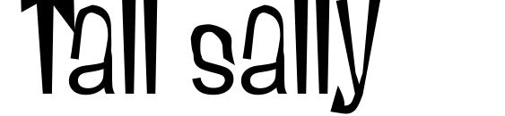 шрифт Tall sally, бесплатный шрифт Tall sally, предварительный просмотр шрифта Tall sally