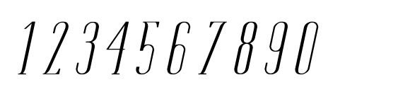 Tami Italic Font, Number Fonts