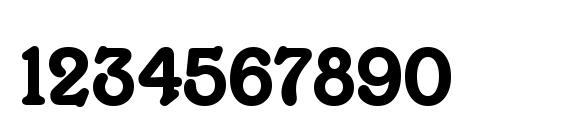 Tampa Regular Font, Number Fonts