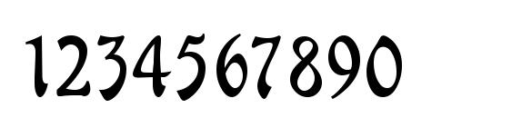 Tampico Regular Font, Number Fonts