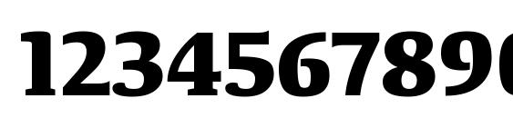 TangerSerifMedium ExtraBold Font, Number Fonts