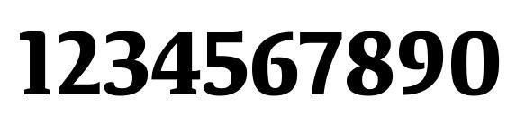 TangerSerifNarrow Bold Font, Number Fonts