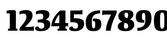 TangerSerifNarrow ExtraBold Font, Number Fonts