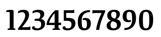 TangerSerifNarrow SemiBold Font, Number Fonts