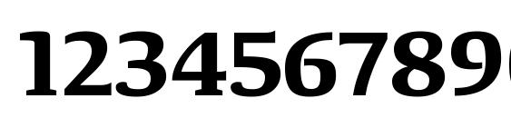 TangerSerifWide Bold Font, Number Fonts