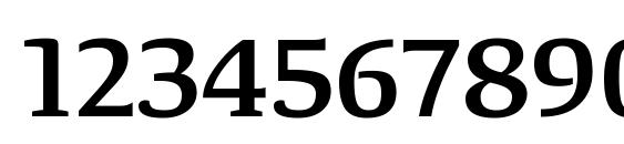 TangerSerifWide SemiBold Font, Number Fonts