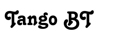 шрифт Tango BT, бесплатный шрифт Tango BT, предварительный просмотр шрифта Tango BT