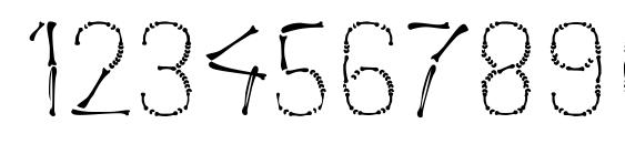 Tangomacabre Font, Number Fonts