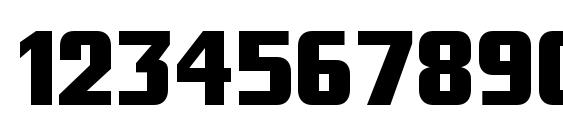 Tank junior Font, Number Fonts