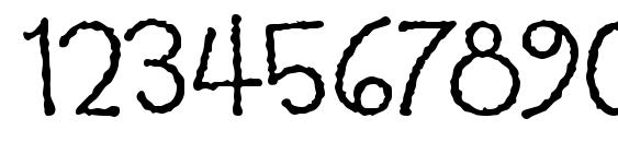 TapiocaITC TT Font, Number Fonts