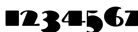 Tara Bulbous NF Font, Number Fonts