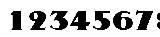 Tatiodisplayssk regular Font, Number Fonts