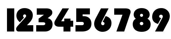 TaurusHeavy Normal Font, Number Fonts