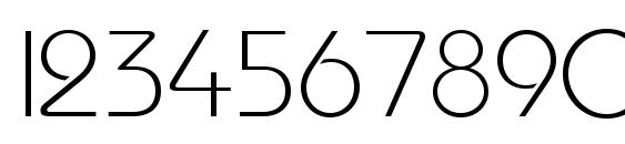 TaurusLight Normal Font, Number Fonts