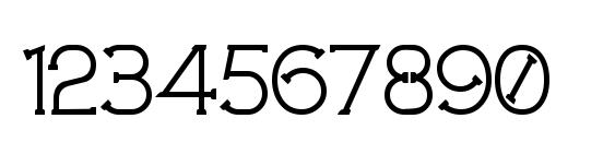 Techigm Font, Number Fonts