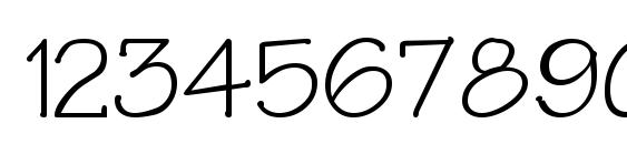 TechnicalDi Font, Number Fonts