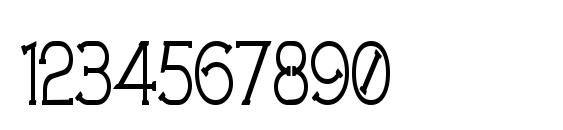 Technically Insane Narrow Font, Number Fonts
