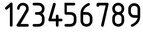 Technicznapomocround Font, Number Fonts