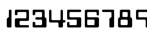 Techno Normal Font, Number Fonts