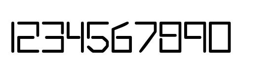 Technossk Font, Number Fonts