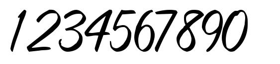 Technoworks70 regular Font, Number Fonts