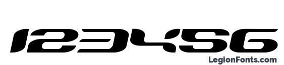TeknikohlRemix01 Oblique Font, Number Fonts