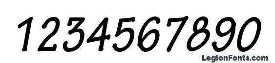 TektonPro BoldCondObl Font, Number Fonts