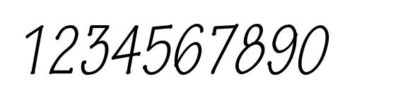 TektonPro CondObl Font, Number Fonts