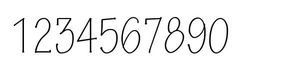 TektonPro LightCond Font, Number Fonts