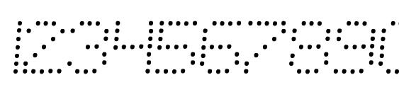 Telegraphic Light Italic Font, Number Fonts