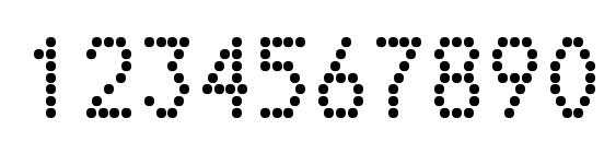 Telidon Bold Font, Number Fonts