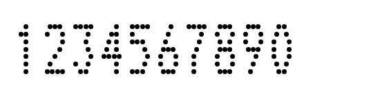 Telidon Cd Font, Number Fonts