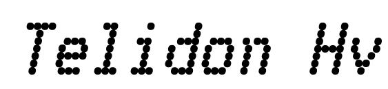 шрифт Telidon Hv Italic, бесплатный шрифт Telidon Hv Italic, предварительный просмотр шрифта Telidon Hv Italic