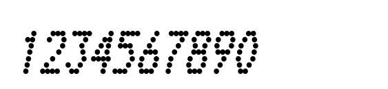 TelidonCd BoldItalic Font, Number Fonts