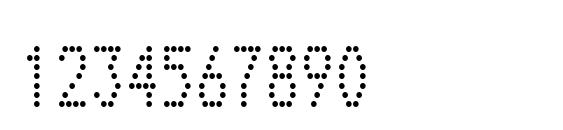 TelidonCd Regular Font, Number Fonts