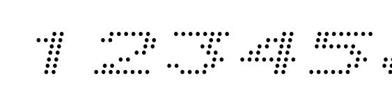 TelidonEx Italic Font, Number Fonts
