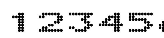 TelidonExHv Regular Font, Number Fonts