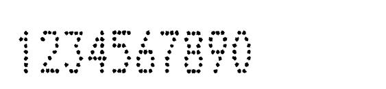TelidonInkCd Regular Font, Number Fonts