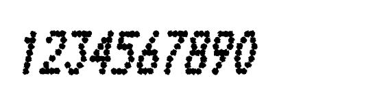 TelidonInkCdHv Italic Font, Number Fonts