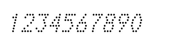 Шрифт TelidonRg Italic, Шрифты для цифр и чисел