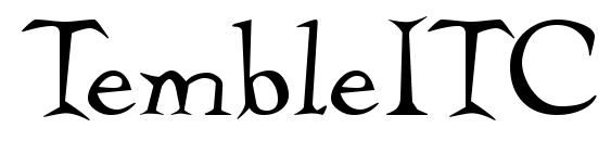 шрифт TembleITC TT, бесплатный шрифт TembleITC TT, предварительный просмотр шрифта TembleITC TT