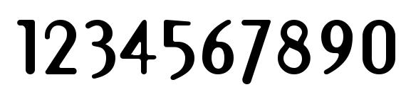 TemplateGothicBold Bold Font, Number Fonts