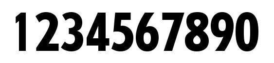 Tempo LT Heavy Condensed Font, Number Fonts